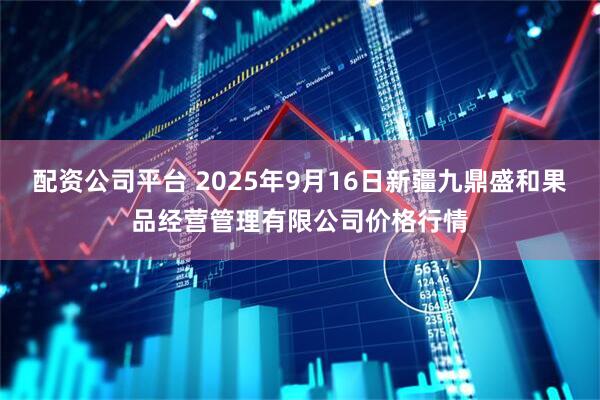 配资公司平台 2025年9月16日新疆九鼎盛和果品经营管理有限公司价格行情